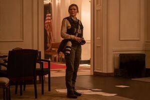 Kirsten Dunst in einer Szene des Films «Civil War»., © Murray Close/A24/DCM/dpa